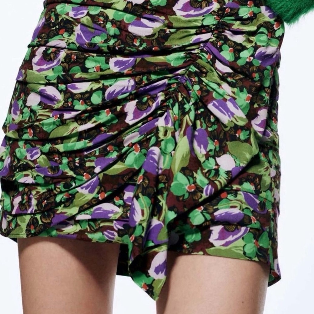 ZARA Mini Skirt Floral